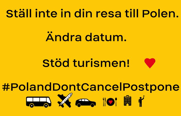 Ställ inte in, ändra datum. Stöd turismen!